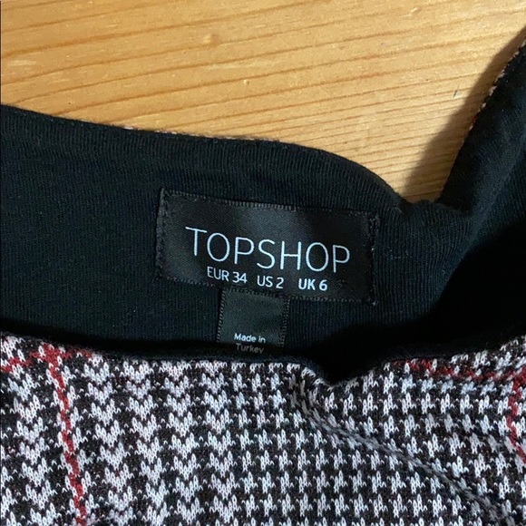 Topshop checked pattern blouse - Picture 3 of 5